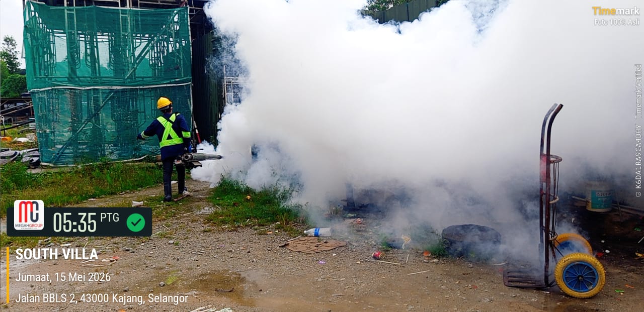 Vector control and fogging operations on site — Megah Group Resources